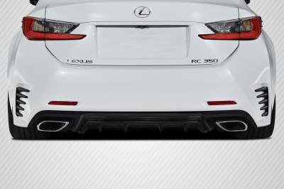 Carbon Creations - Lexus RC SBZ Carbon Fiber Rear Bumper Lip Diffuser Body Kit 117006