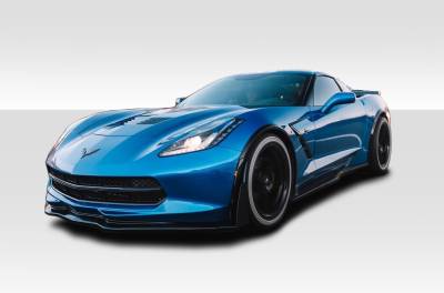 Duraflex - Chevrolet Corvette Duraflex ZR-C Fender Flares - 4 Piece - 112397