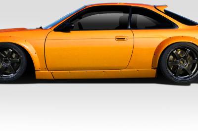 Duraflex - Nissan 240SX RBS V2 Duraflex Wide Side Skirts Body Kit 113847