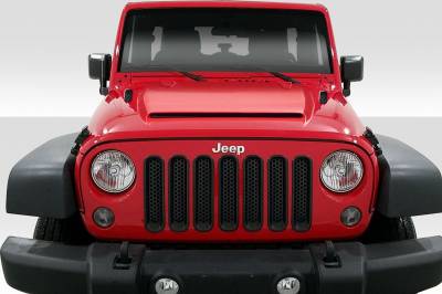 Duraflex - Jeep Wrangler Rage Duraflex Body Kit- Hood 113887