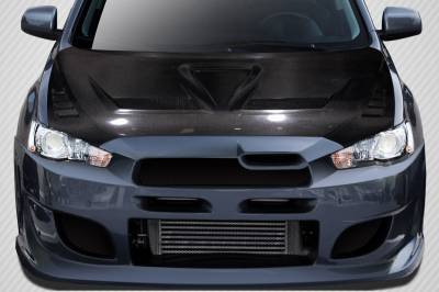 Extreme Dimensions 16 - Mitsubishi Lancer Race DriTech Carbon Fiber Body Kit- Hood!!! 114017