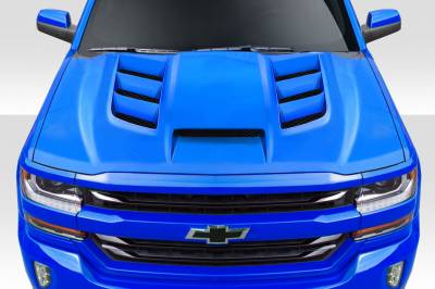 Duraflex - Chevrolet Silverado Viper Duraflex Body Kit- Hood 114233