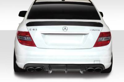 Duraflex - Mercedes C63 Super Fin Duraflex Rear Bumper Diffuser Body Kit 114366