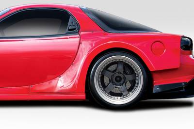 Duraflex - Mazda RX7 Bossen Duraflex Rear Wide Body Fender Flares 114443