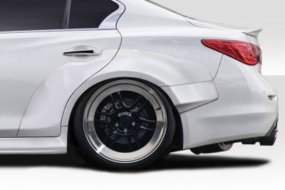 Duraflex - Infiniti Q50 Redline Duraflex Rear Fender Flares 116524