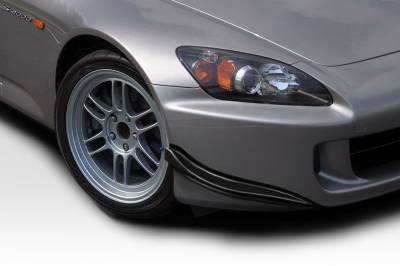 Duraflex - Honda S2000 Circuit Duraflex Front Bumper Canards Body Kit 116619