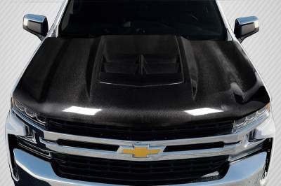 Carbon Creations - Chevrolet Silverado ZL1 Carbon Fiber Creations Body Kit- Hood 117262