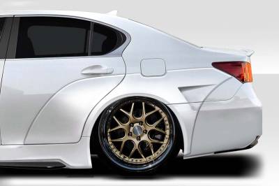 Duraflex - Lexus GS AM Design Duraflex 6pcs Wide Rear Fender Flares 117655