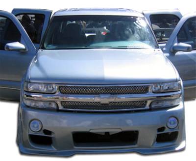 Duraflex - Chevrolet Silverado Duraflex Platinum Front Bumper Cover - 1 Piece - 100016