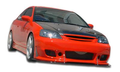 Duraflex - Honda Civic 2DR & 4DR Duraflex B-2 Front Bumper Cover - 1 Piece - 100247