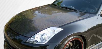 Carbon Creations - Nissan 350Z Carbon Creations OEM Style Hood - 1 Piece - 104775