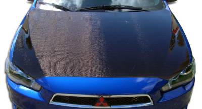 Carbon Creations - Mitsubishi Lancer Carbon Creations OEM Hood - 1 Piece - 104757