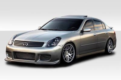 Duraflex - Infiniti G35 4DR Duraflex GT Competition Front Bumper Cover - 1 Piece - 100470