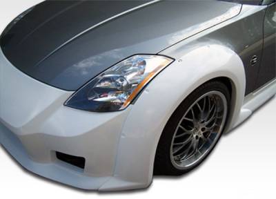 Duraflex - Nissan 350Z Duraflex B-2 Wide Body Front Fenders - 2 Piece - 103348