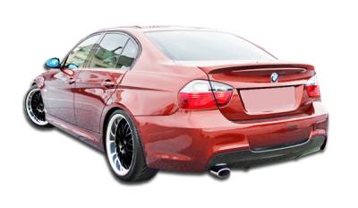 Duraflex - BMW 3 Series 4DR Duraflex M-Tech Rear Bumper Cover - Single Exhaust - 1 Piece - 103580