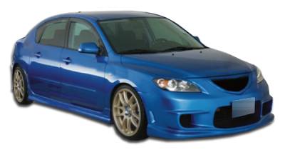 Duraflex - Mazda 3 4DR Duraflex I-Spec Front Bumper Cover - 1 Piece - 104479