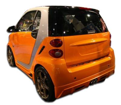 Duraflex - Smart ForTwo Duraflex FX Rear Lip Under Spoiler Air Dam - 1 Piece - 105669