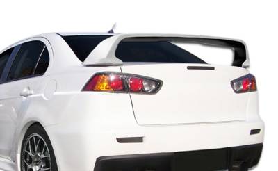 Duraflex - Mitsubishi Lancer Duraflex Evo X Look Wing Trunk Lid Spoiler - 1 Piece - 106959