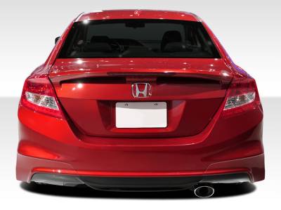 Duraflex - Honda Civic 2DR Duraflex H-Sport Rear Add On Bumper Extensions - 2 Piece - 107953