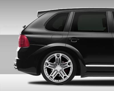 Duraflex - Porsche Cayenne Duraflex Eros Version 1 Wide Body Rear Fender Flares - 4 Piece - 108274