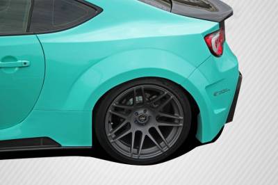 Duraflex - Subaru BRZ Duraflex 86-R Wide Body Rear Fenders - 2 Piece - 109037