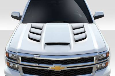 Duraflex - Chevrolet Silverado Viper Duraflex Body Kit- Hood 114227