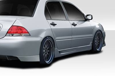 Duraflex - Mitsubishi Lancer Trackstars Duraflex Side Skirts Body Kit 114665