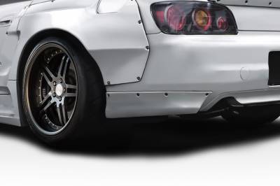 Duraflex - Honda S2000 TKO RBS Duraflex Rear Bumper Add On Spats 114873