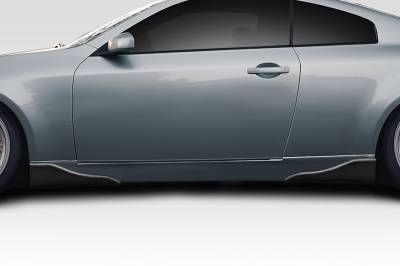 Duraflex - Infiniti G Coupe 2DR Vader Duraflex Side Skirt Add On Body Kit 114932