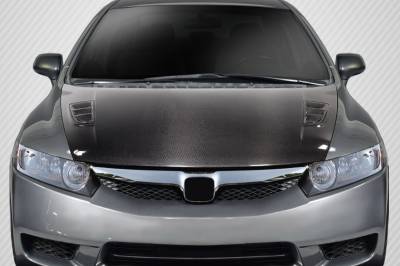 Carbon Creations - Honda Civic 4DR Type M Carbon Fiber Creations Body Kit- Hood 115131