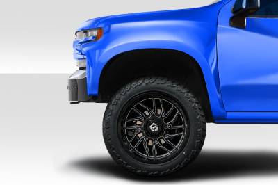 Duraflex - Chevrolet Silverado 3.5" Buldge Duraflex Body Kit- Front Fenders 115502