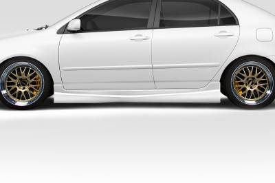 Duraflex - Toyota Corolla Target Duraflex Side Skirts Body Kit 114686