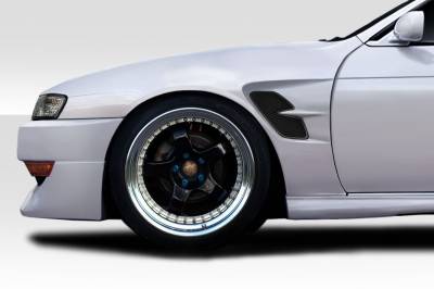 Duraflex - Nissan 240SX Supercool Duraflex Front Wide Body Kit Fenders 114854