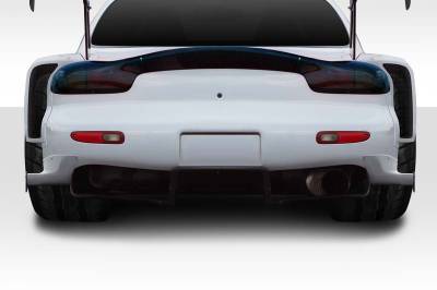 Duraflex - Mazda RX7 BRS Duraflex Rear Bumper Add Ons Body Kit 114969