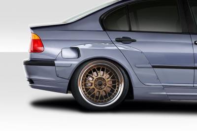 Duraflex - BMW 3 Series 4DR Circuit Duraflex Rear Fender Flares 115154