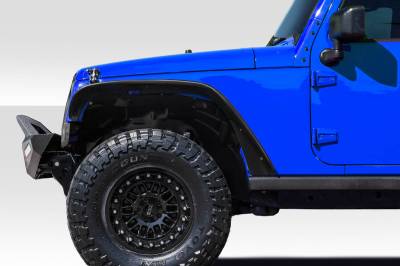 Duraflex - Jeep Wrangler Rugged Duraflex Body Kit- Front Fenders 115644