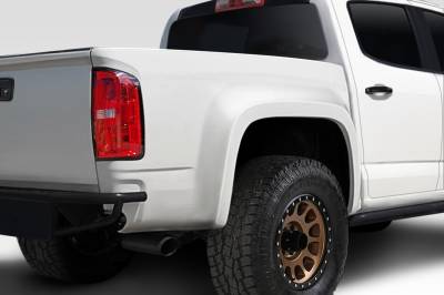 Duraflex - Chevrolet Colorado 4" Bulge Duraflex Body Kit- Fenders 116360