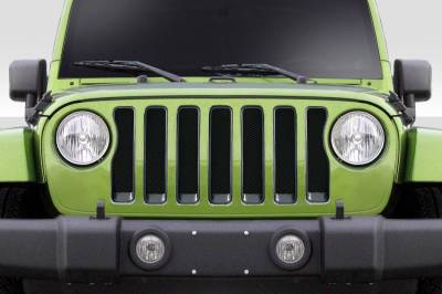 Duraflex - Jeep Wrangler JL Look Duraflex Grill/Grille 116576