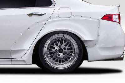 Duraflex - Acura TSX Khan Duraflex 70MM Rear Fender Flares 117299