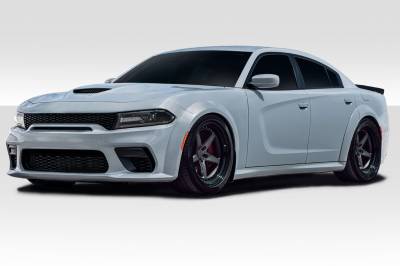 Duraflex - Dodge Charger Hellcat Duraflex 6pcs Wide Body Fender Flares 117535