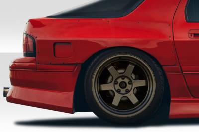 Duraflex - Mazda RX7 D1 Duraflex 3pcs Rear Fender Flares 117667