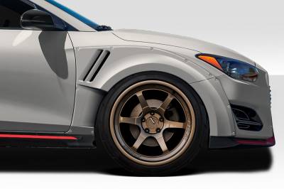 Duraflex - Hyundai Veloster Aerotune Duraflex 6pcs Front Fender Flares 118127