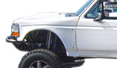 Duraflex - Ford F150 Duraflex Off Road Bulge Front Fenders - 2 Piece - 106463