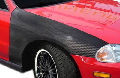 Carbon Creations - Honda Del Sol Carbon Creations OEM Fenders - 2 Piece - 105550