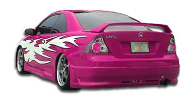 Duraflex - Honda Civic 2DR Duraflex R34 Rear Bumper Cover - 1 Piece - 100239