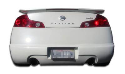 Duraflex - Infiniti G35 2DR Duraflex I-Spec Rear Lip Under Spoiler Air Dam - 1 Piece - 100462