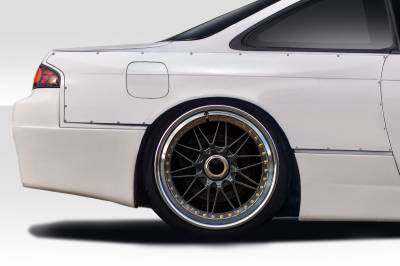 Duraflex - Nissan 240SX Duraflex M-1 Sport Rear Fender Flares - 2 Piece - 101636