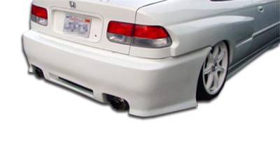 Duraflex - Honda Civic 2DR & 4DR Duraflex Spyder Rear Bumper Cover - 1 Piece - 101744