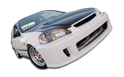 Duraflex - Honda Civic Duraflex Winner Front Bumper Cover - 1 Piece - 102109