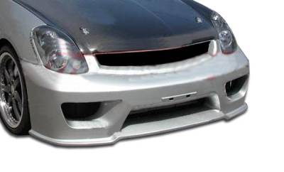 Duraflex - Infiniti G35 4DR Duraflex Sigma Front Bumper Cover - 1 Piece - 103292